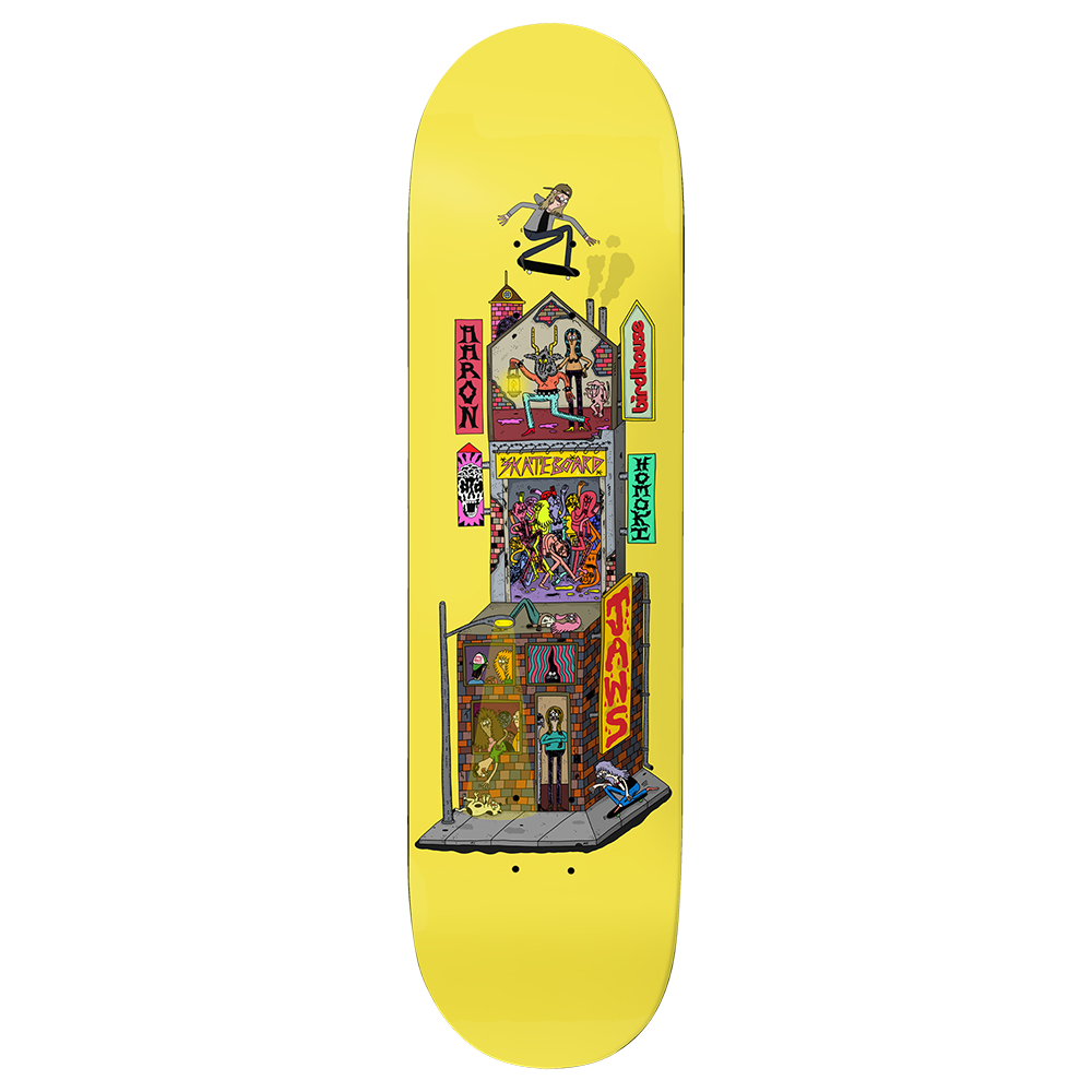 BIRDHOUSE DECK JAWS OVER THE ROOF (8.38&quot;)
