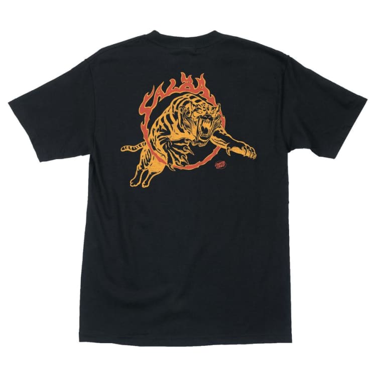 SANTA CRUZ T-SHIRT SALBA TIGER CLUB BLACK