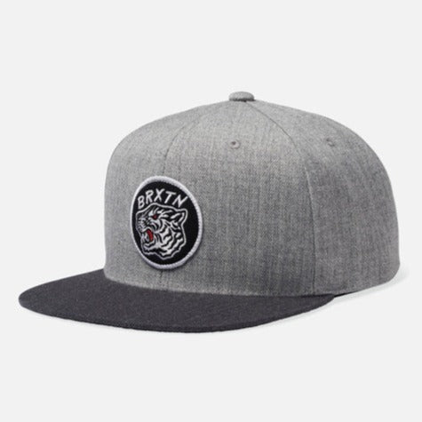 BRIXTON KIT MP SNAPBACK HEATHER GREY/HEATHER CHARCOAL