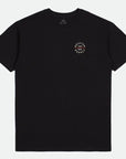 BRIXTON T-SHIRT OATH V BLACK/VANILLA - The Drive Skateshop