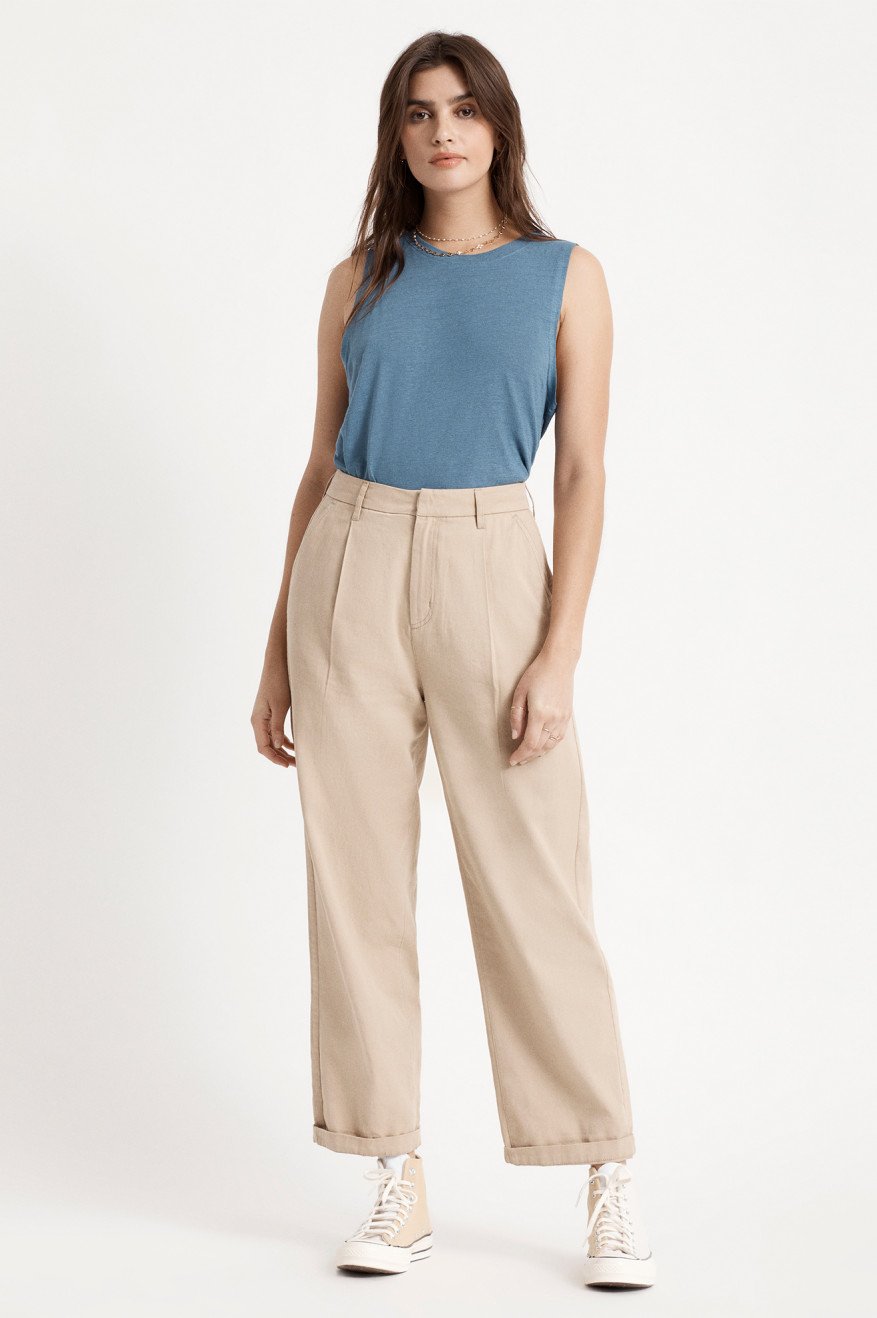 BRIXTON MONTAUK TANK TOP SLATE BLUE - The Drive Skateshop