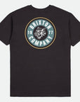 BRIXTON T-SHIRT RAGE WASHED BLACK - The Drive Skateshop