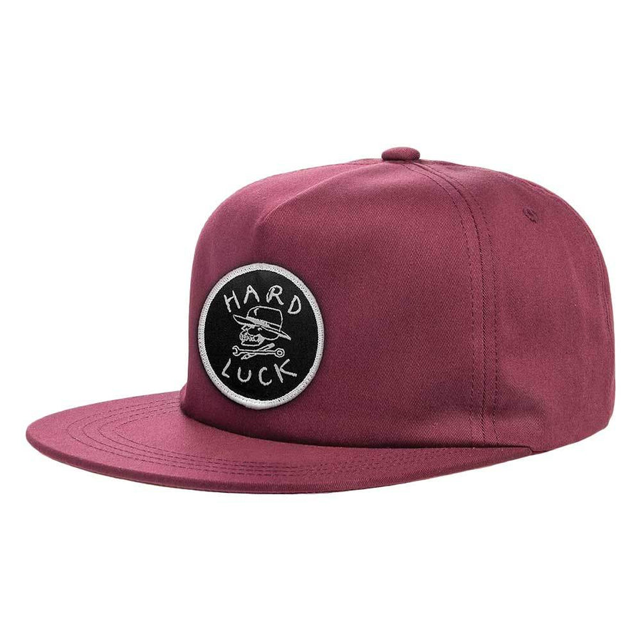 HARD LUCK SNAPBACK OG UNSTRUCTURED BURGUNDY - The Drive Skateshop