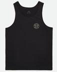 BRIXTON CREST TANK TOP BLACK/BLONDE