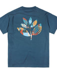 MAGENTA T-SHIRT WILD HORSES PLANT PETROL BLUE - The Drive Skateshop