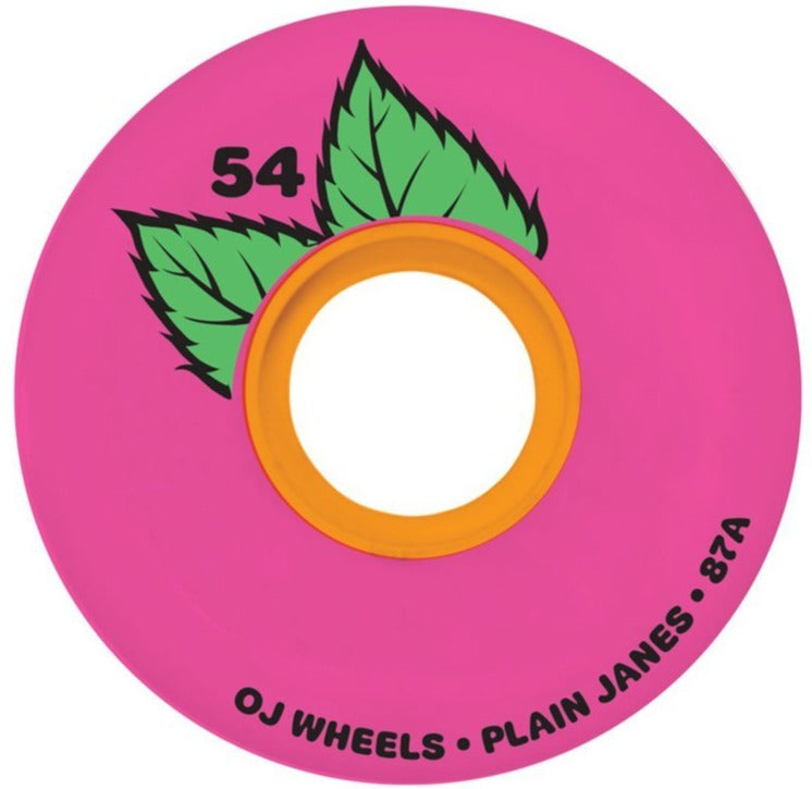 OJ WHEELS - PLAIN JANE KEYFRAME PINK 87A (54MM)