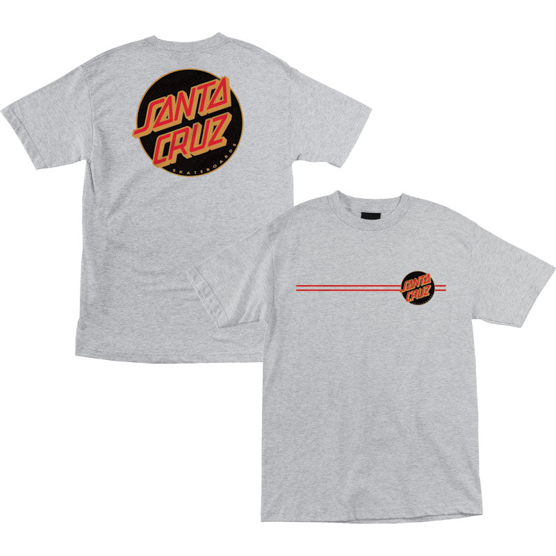 SANTA CRUZ T-SHIRT OTHER DOT HEATHER GREY - The Drive Skateshop