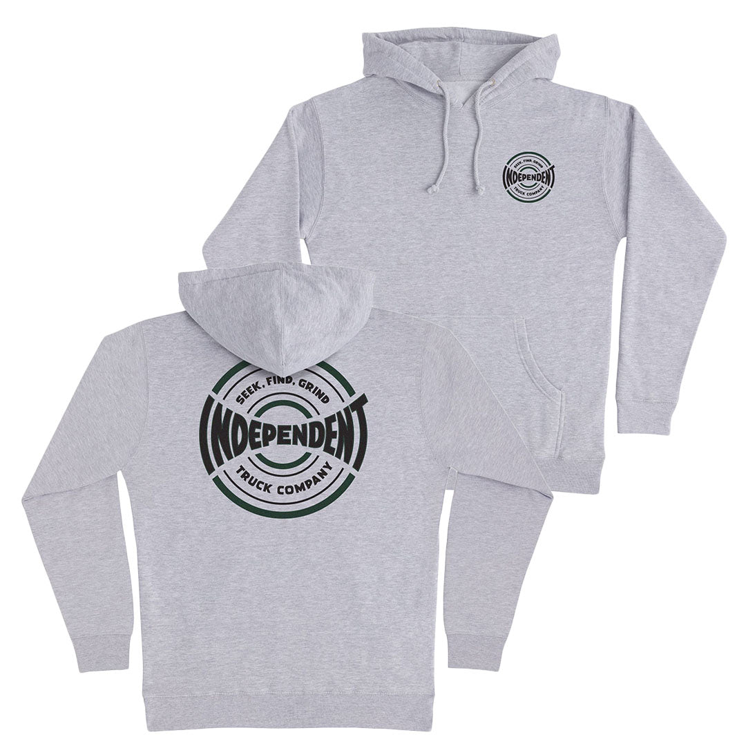 INDEPENDENT HOOD SFG CONCEALED GREY HEATHER - The Drive Skateshop