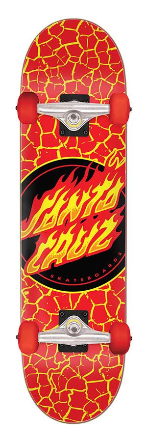 SANTA CRUZ COMPLETE FLAME DOT LARGE (8.25