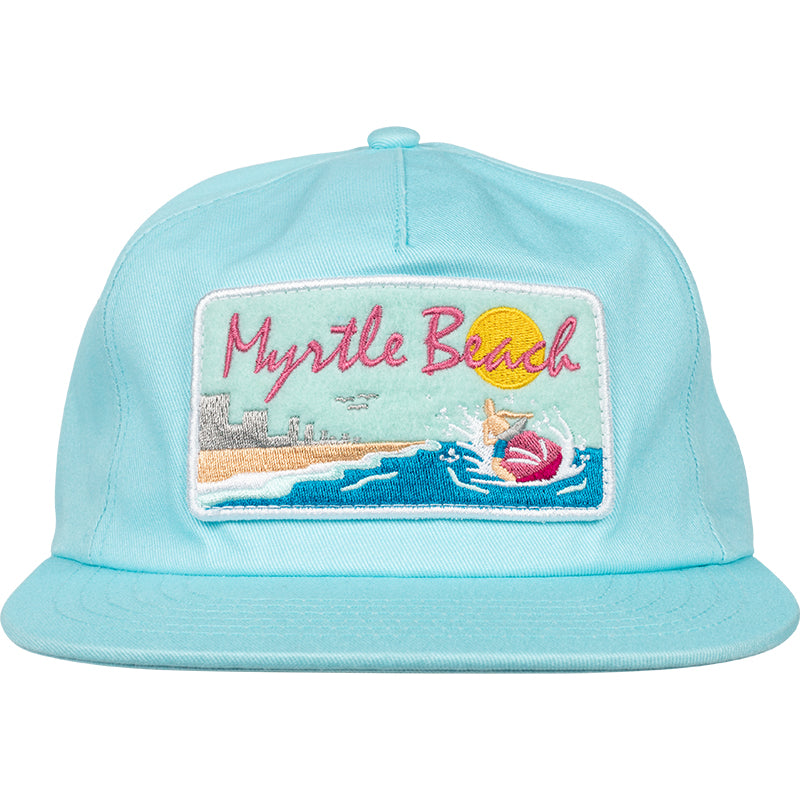 SKATE MENTAL SNAPBACK MYRTLE BEACH CAROLINA BLUE - The Drive Skateshop