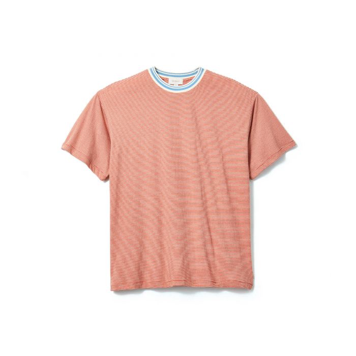 BRIXTON MONTGOMERY TEE - GINGER - 100% COTTON - The Drive Skateshop