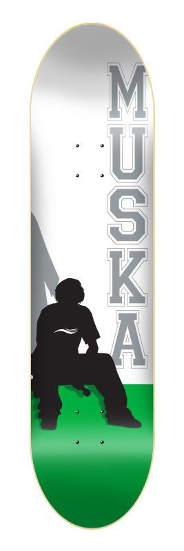 SHORTYS MUSKA SILHOUETEE DECK GREEN (8.5