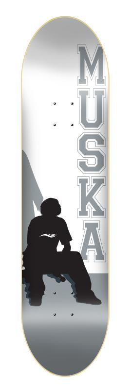 SHORTYS MUSKA SILHOUETEE DECK GREY (7.5