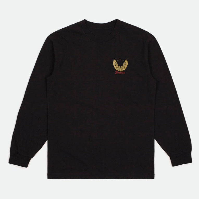 BRIXTON TALON LONG SLEEVE BLACK