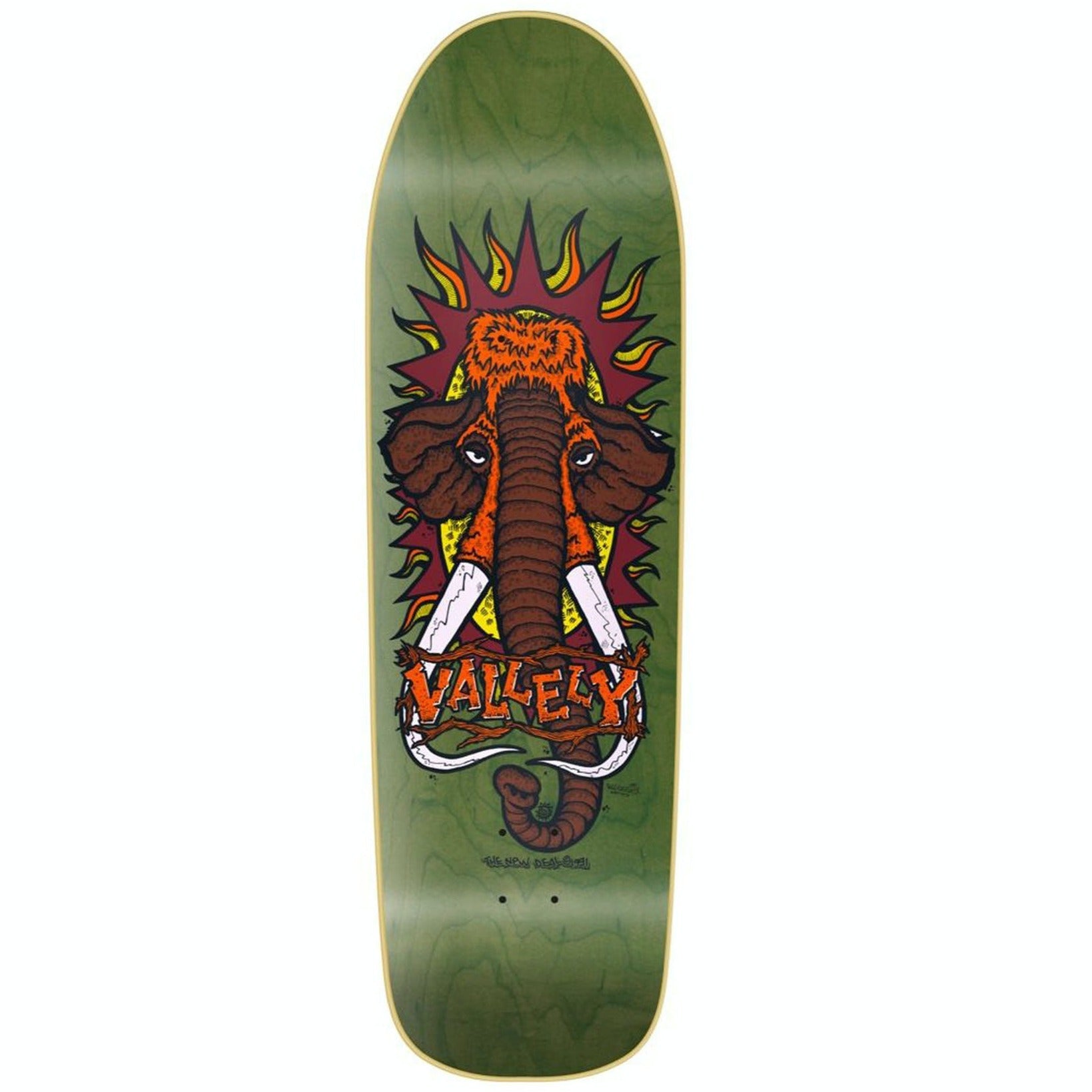 NEW DEAL DECK - VALLELY MAMMOTH GREEN STAIN (9.5")