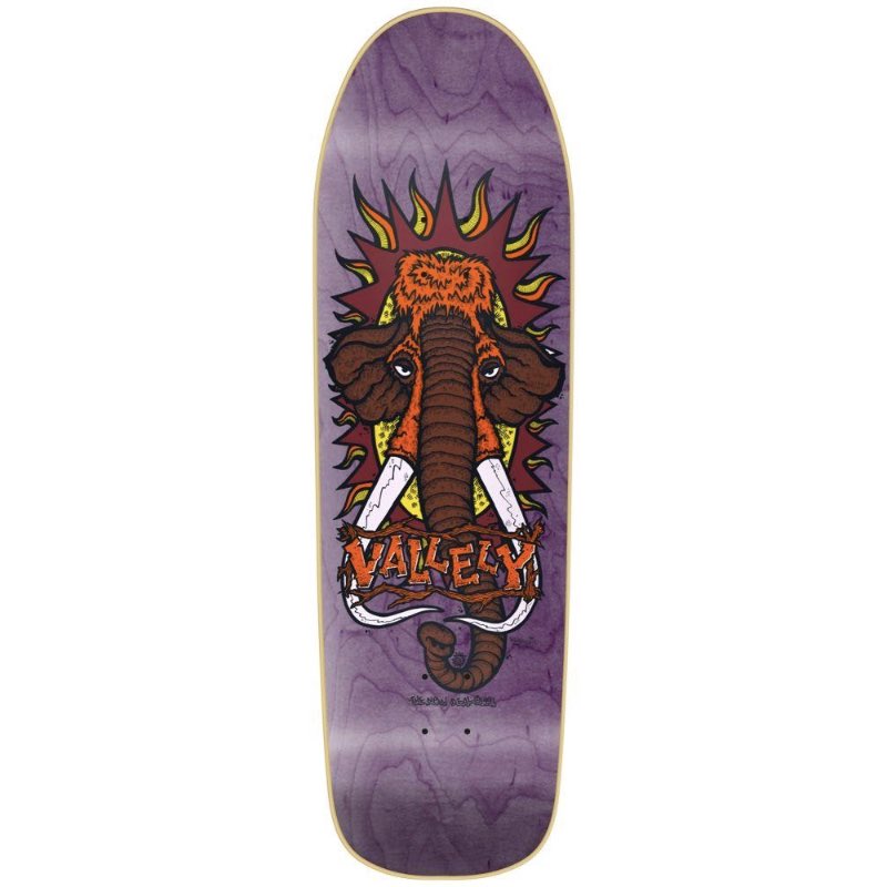 NEW DEAL DECK - VALLELY MAMMOTH PURPLE STAIN (9.5")
