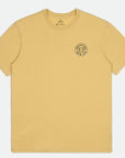 BRIXTON T-SHIRT CREST II ANTIQUE GOLD 