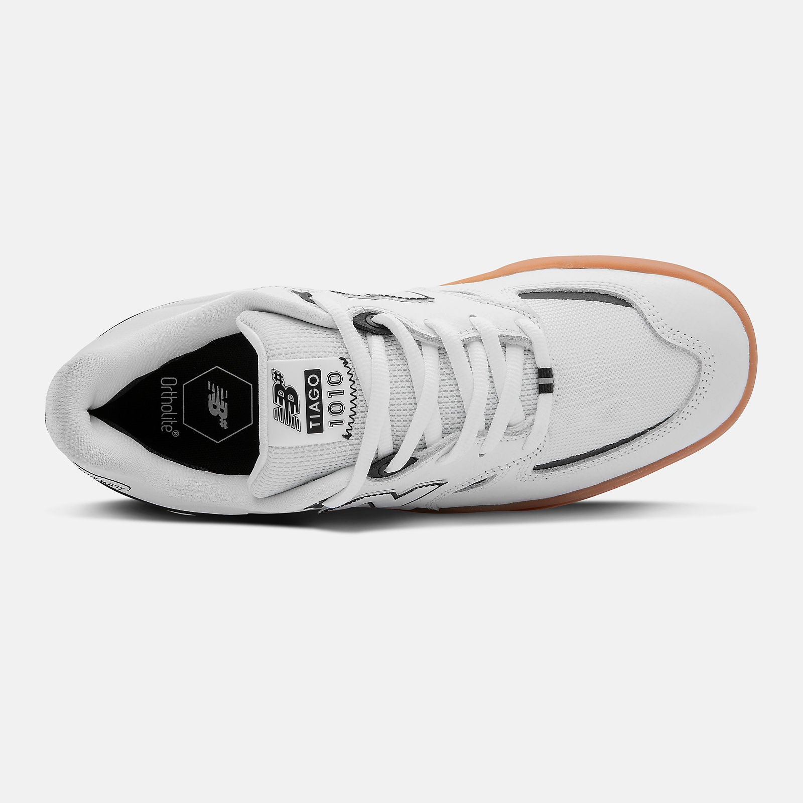 NEW BALANCE TIAGO LEMOS 1010 WHITE/GUM - The Drive Skateshop