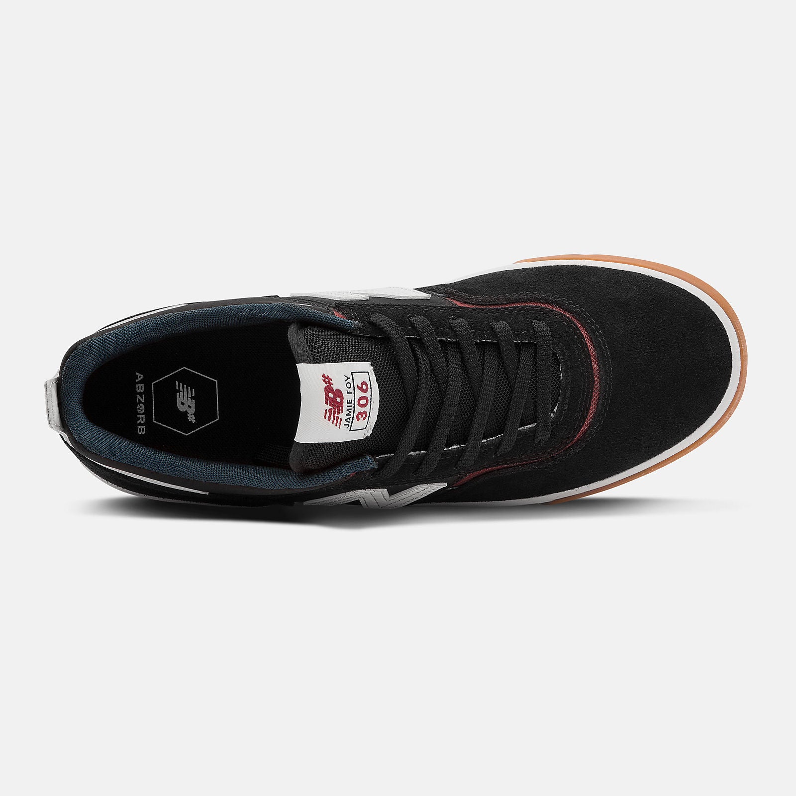 NEW BALANCE 306 JAMIE FOY BLACK/RUST - The Drive Skateshop