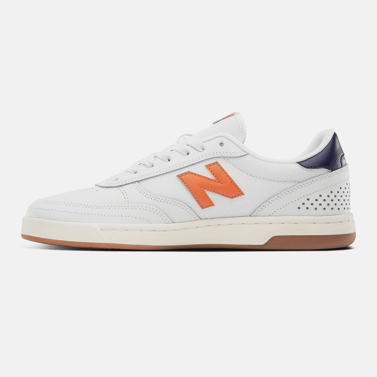 NEW BALANCE 440 WHITE/ORANGE - The Drive Skateshop