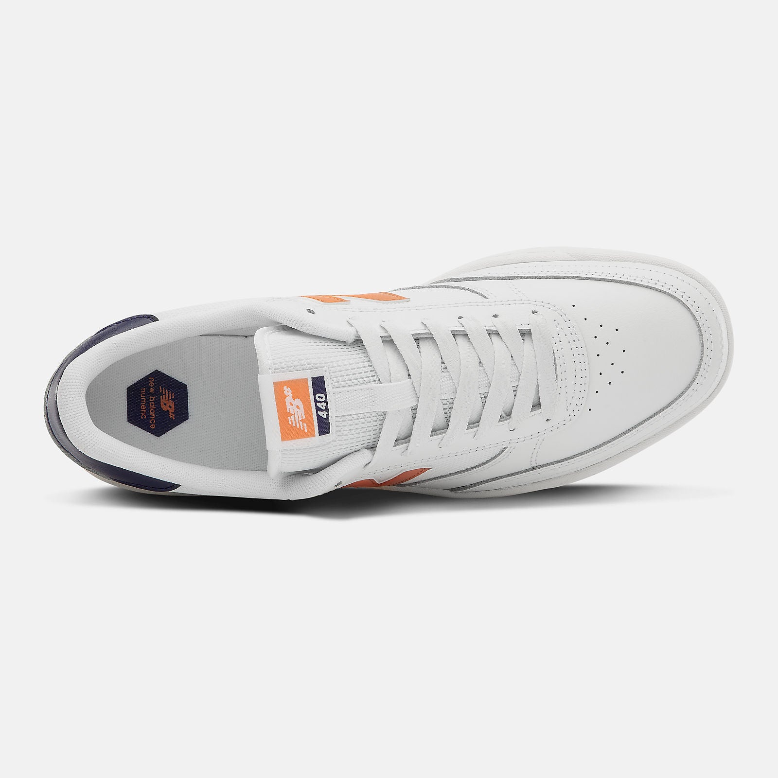NEW BALANCE 440 WHITE/ORANGE - The Drive Skateshop