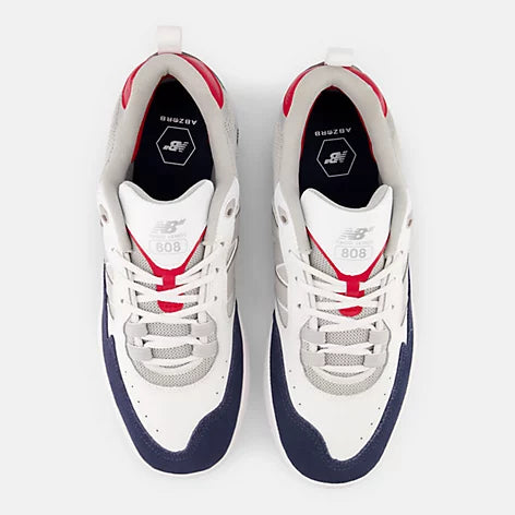 NEW BALANCE TIAGO 808 WHITE/NAVY - The Drive Skateshop