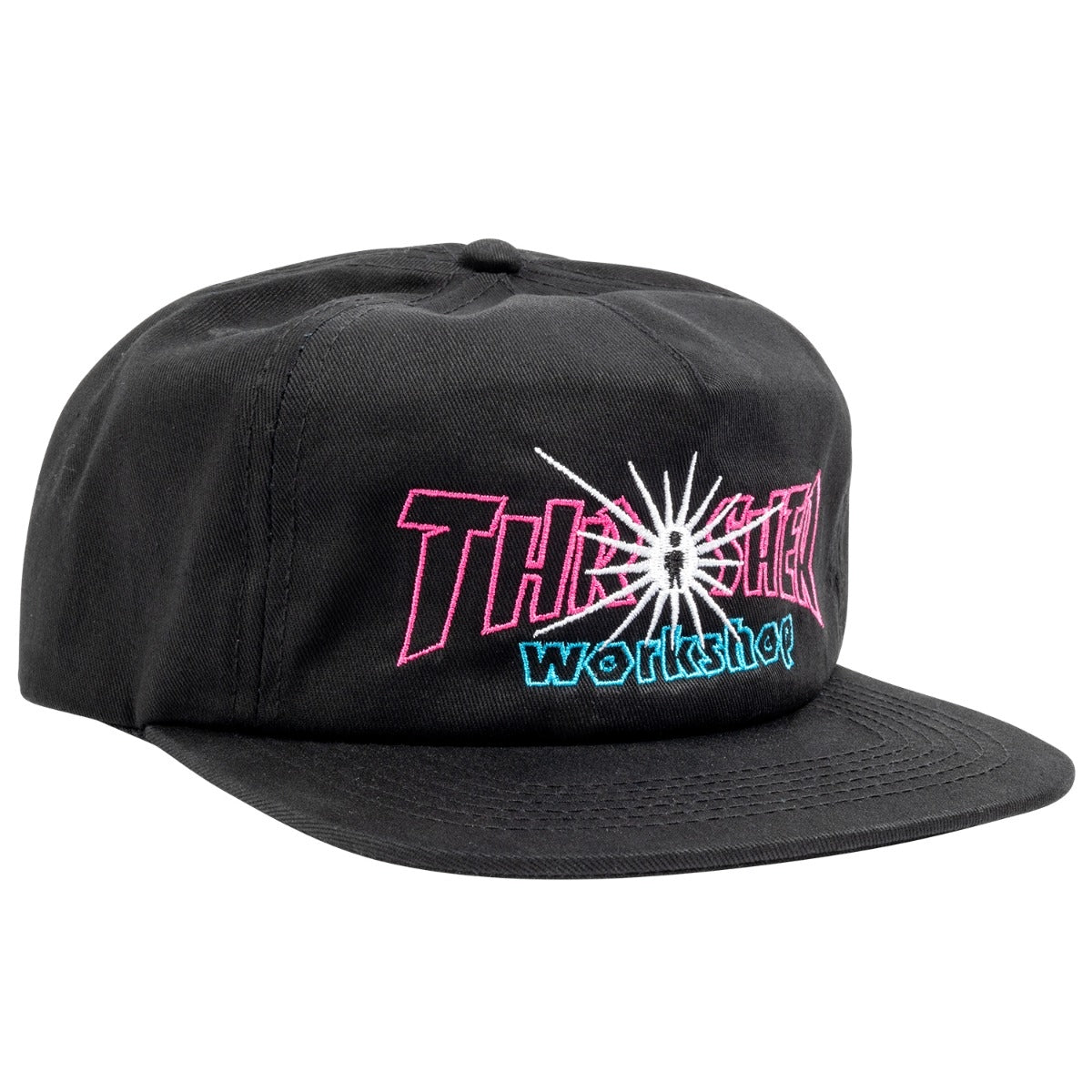 Thrasher - Casquette Snapback - Live To Skate Skate Ou Die - Réglable Noir Rouge