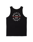BRIXTON OATH V TANK - BLACK/RED - The Drive Skateshop