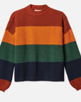 BRIXTON WOMENS MADERO SWEATER BURNT HENNA