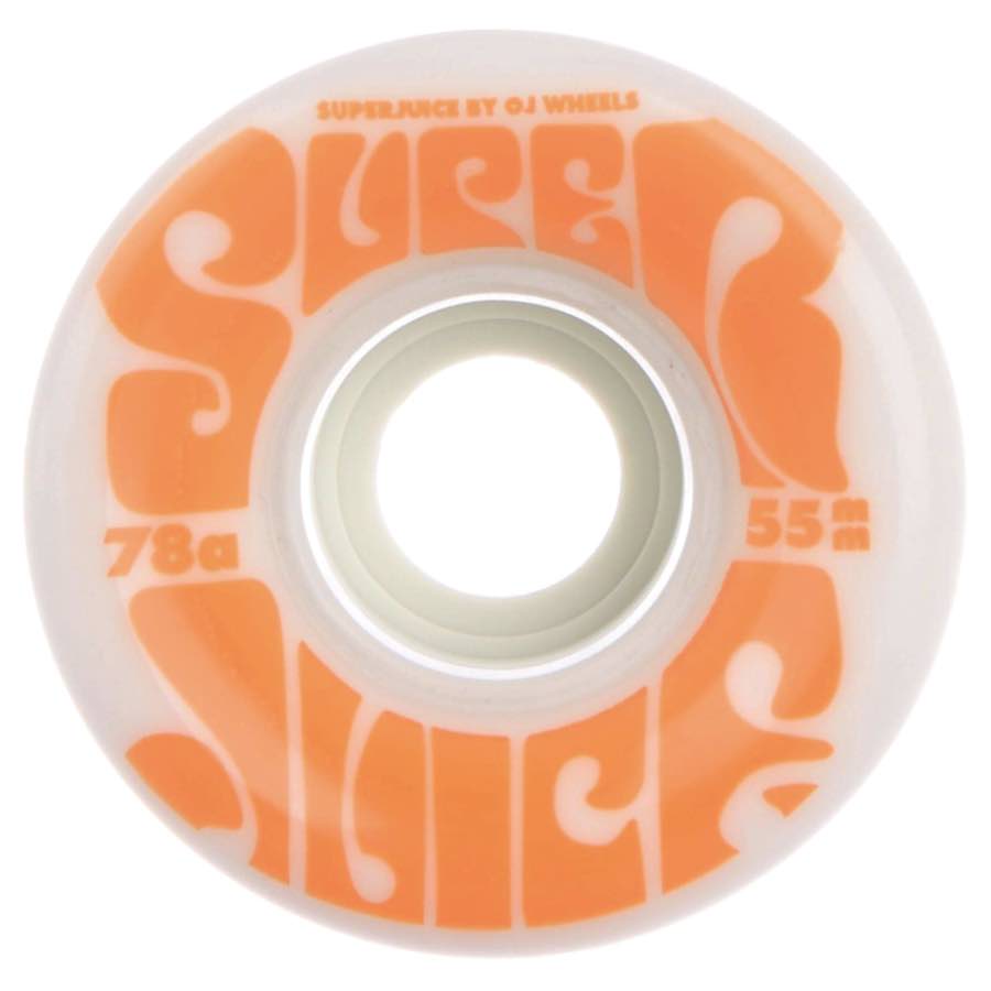 OJ WHEELS MINI SUPER JUICE WHITE 78A (55MM) - The Drive Skateshop