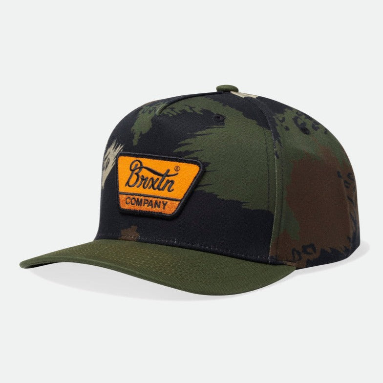BRIXTON LINWOOD C MP SNAPBACK CAMO/OLIVE