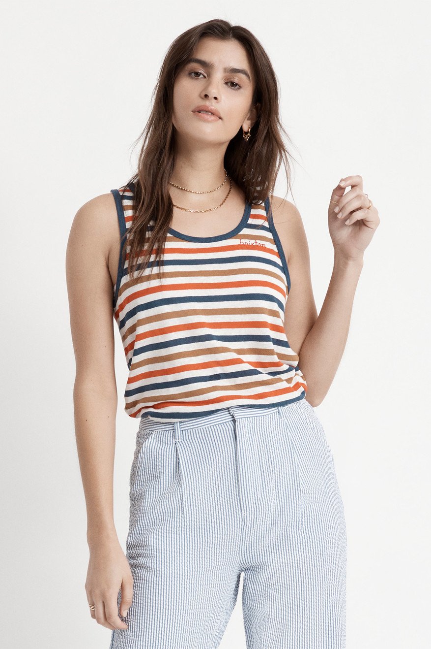 BRIXTON HILT TANK OFF WHITE - The Drive Skateshop