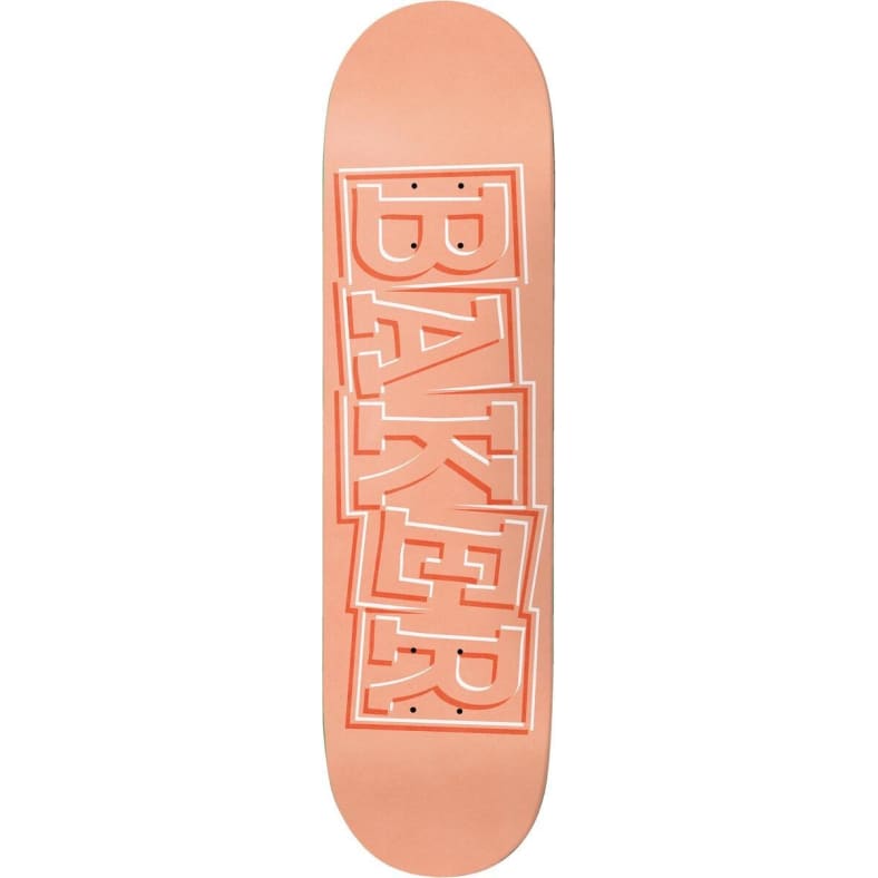 BAKER DECK RILEY HAWK RIBBON PEACH (8") - The Drive Skateshop