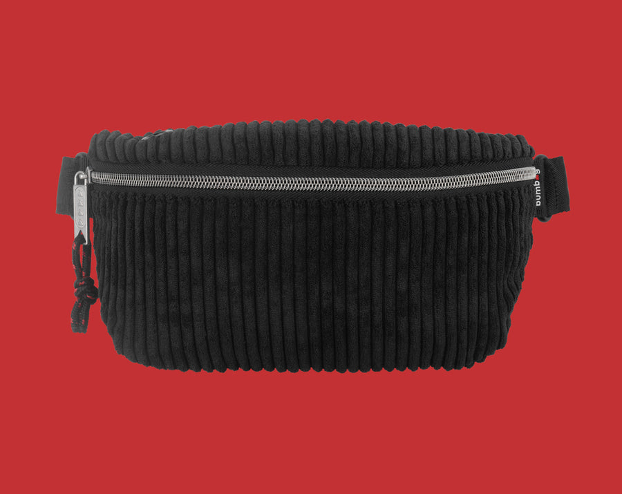 BUMBAG MIDNIGHT POUCH HIP PACK - BLACK - The Drive Skateshop