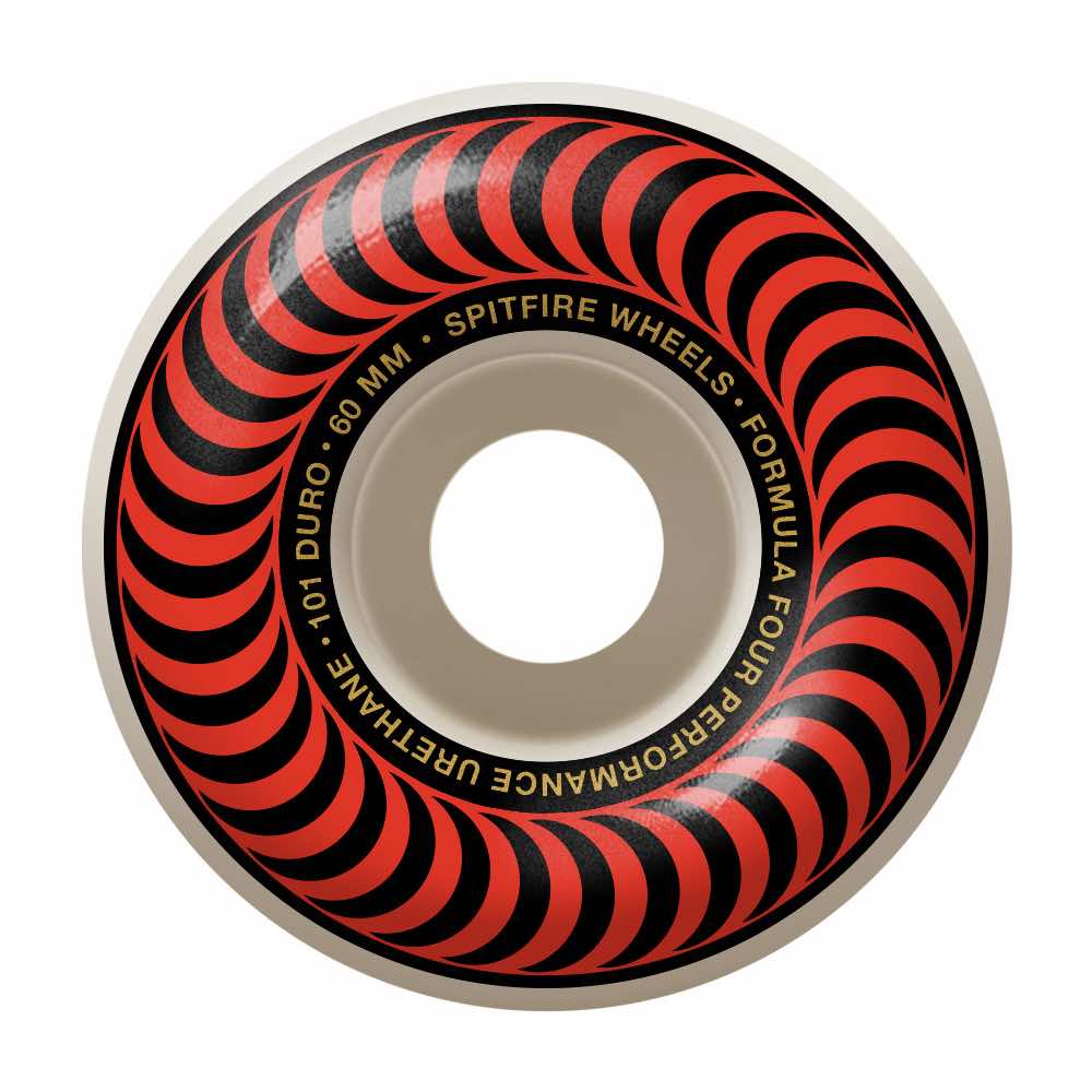 海外並行輸入正規品 FORMULA WHEELS SPITFIRE FOUR 60MM RED/BRONZE CLASSICS 99D スケートボード