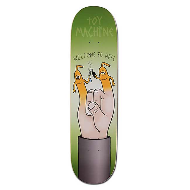 TOY MACHINE - WELCOME TO HELL DECK (8.25&quot;) - The Drive Skateshop
