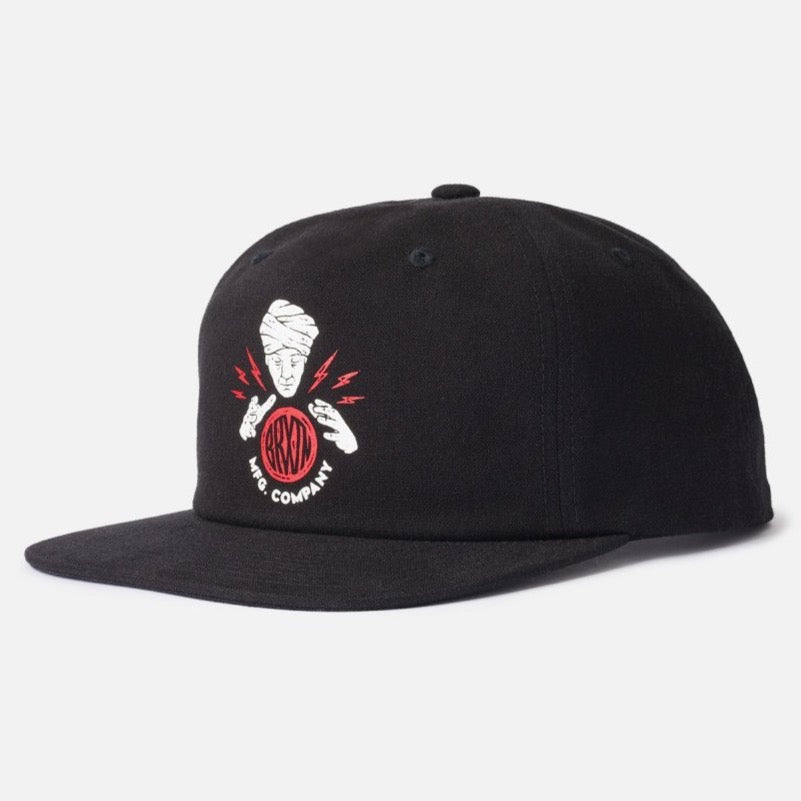 BRIXTON SEER CROSSOVER SNAPBACK BLACK