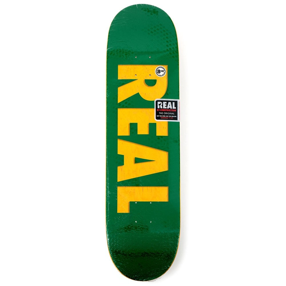 REAL BOLD SERIES GREEN DECK (8.38&quot;) - The Drive Skateshop