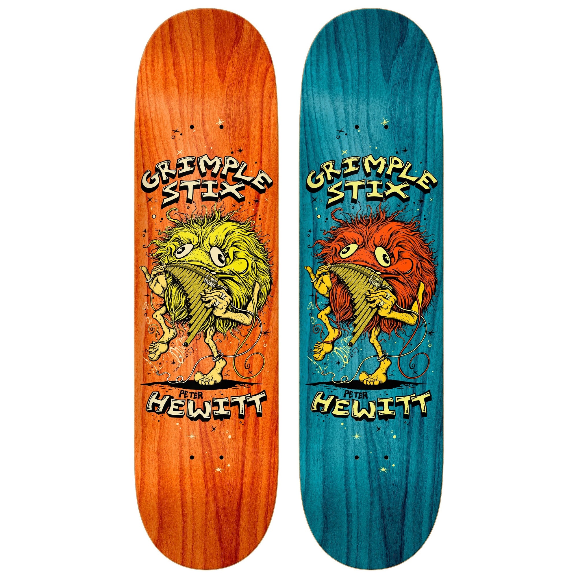 ANTIHERO GRIMPLE HEWITT FAMILY BAND YELOW (8.25&quot;) - The Drive Skateshop