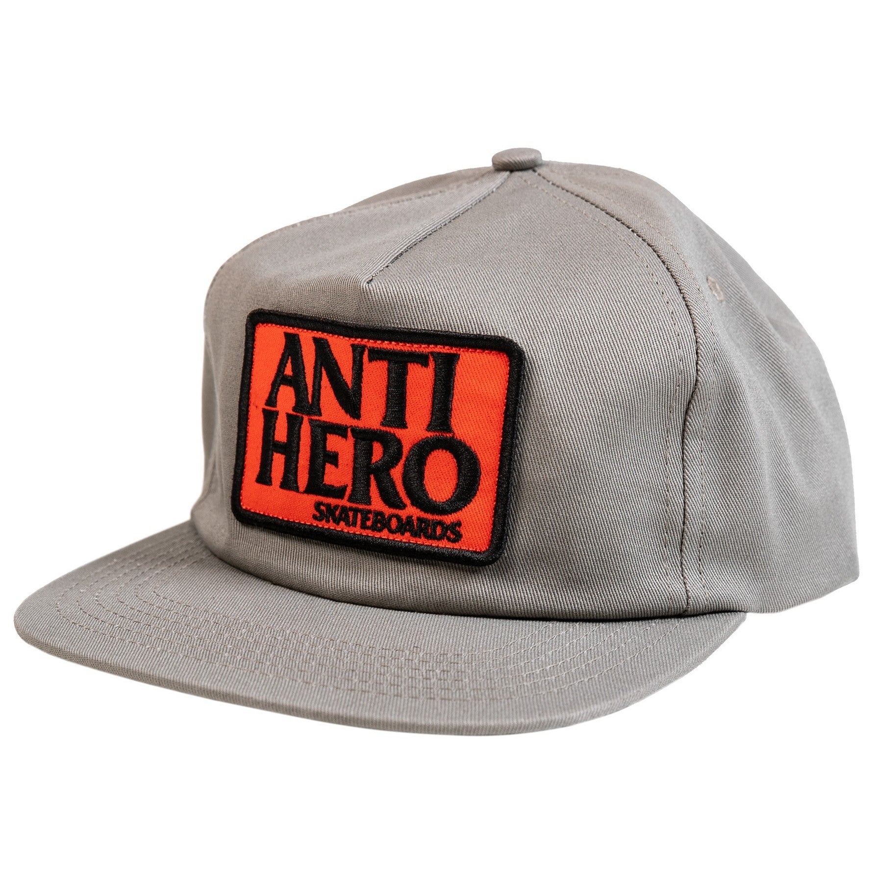 ANTIHERO RESERVE PATCH SNAPBACK CHARCOAL/RED