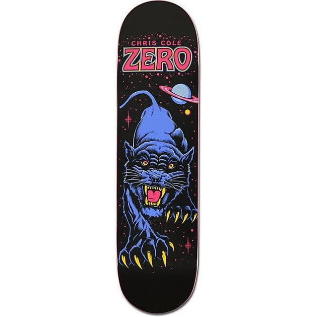 ZERO DECK - FLOCKED COLE BLACK PANTHER (8")