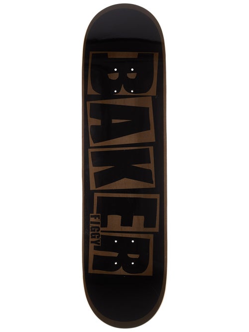 BAKER FIGGY BRAND NAME BLACK/GREY DECK (8.38&quot;) - The Drive Skateshop