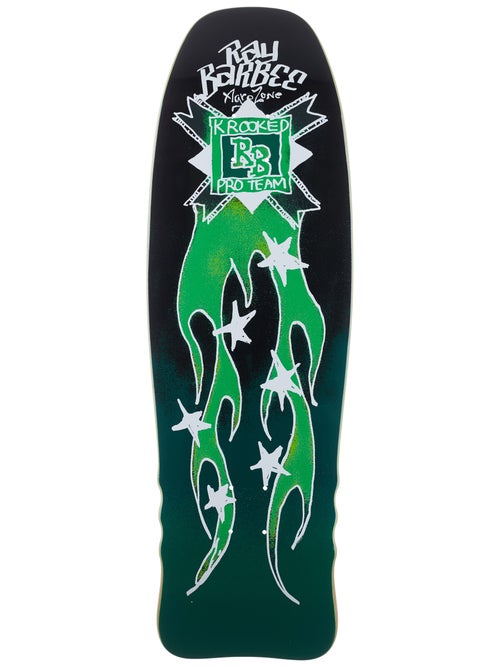 KROOKED DECK - RAY BARBEE FLAMES (10") - The Drive Skateshop