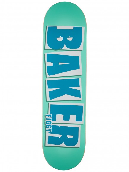 BAKER FIGGY BRAND NAME TURQ DECK (8.125) - The Drive Skateshop