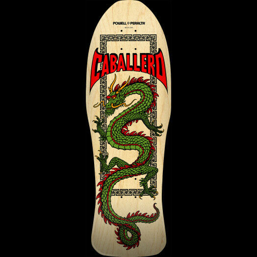 POWELL-PERALTA RE-ISSUE DECK - CHINESE DRAGON NATURAL (10") - The Drive Skateshop