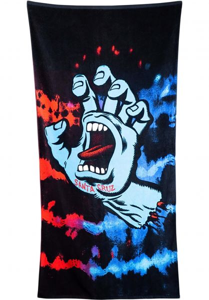 SANTA CRUZ TOWELL SCREAMING HAND TIE DYE