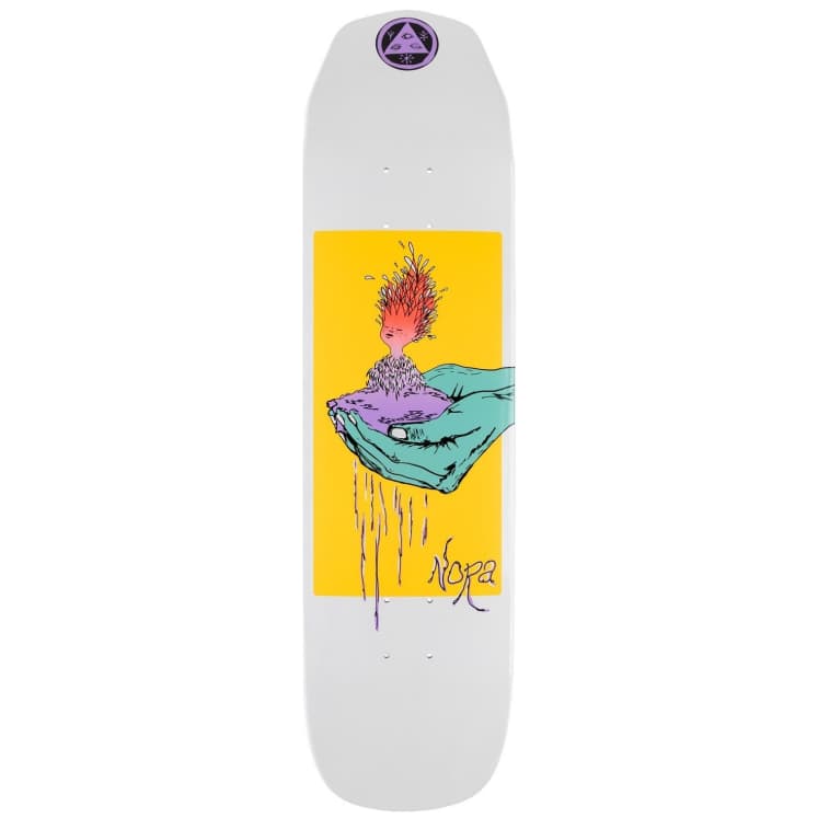 WELCOME DECK - NORA VASCONCELLOS &quot;SOIL&quot; ON WICKED PRINCESS WHITE DIP (8.125&quot;)