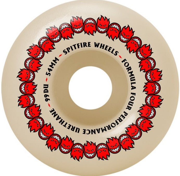 SPITFIRE WHEELS FORMULA 4 CLASSICS REPEATERS NATURAL 99A (54MM)