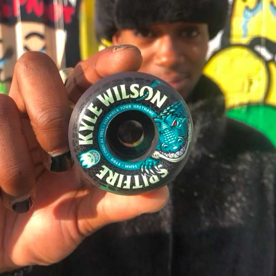 SPITFIRE WHEELS FORMULA FOUR KYLE WILSON DEATH ROLL 99A CONICAL FULL (54MM) - The Drive Skateshop