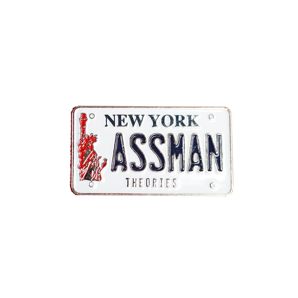 THEORIES ASSMAN ENAMEL PIN